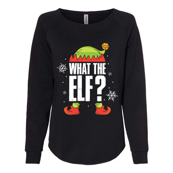 What The Elf Cool Gift Womens California Wash Sweatshirt