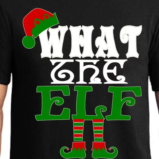 What The Elf Ugly Christmas Funny Gift Pajama Set