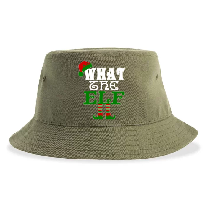 What The Elf Ugly Christmas Funny Gift Sustainable Bucket Hat