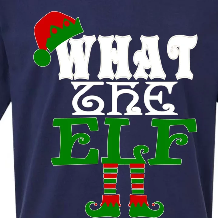 What The Elf Ugly Christmas Funny Gift Sueded Cloud Jersey T-Shirt