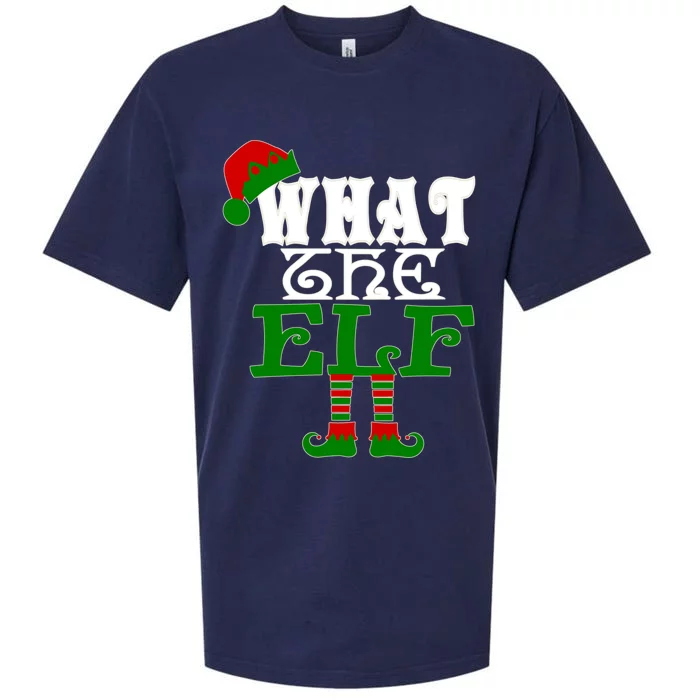 What The Elf Ugly Christmas Funny Gift Sueded Cloud Jersey T-Shirt