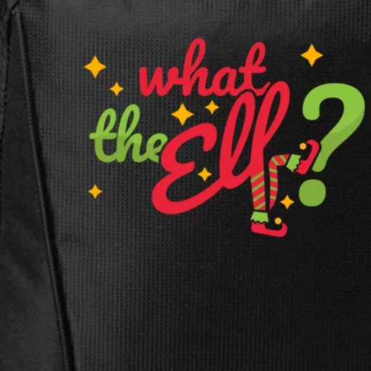 What The Elf? Funny Humor Family Christmas Gift City Backpack