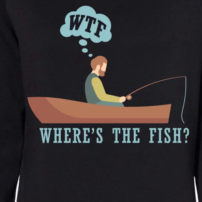 WTF Where The Fish Womens California Wash Sweatshirt