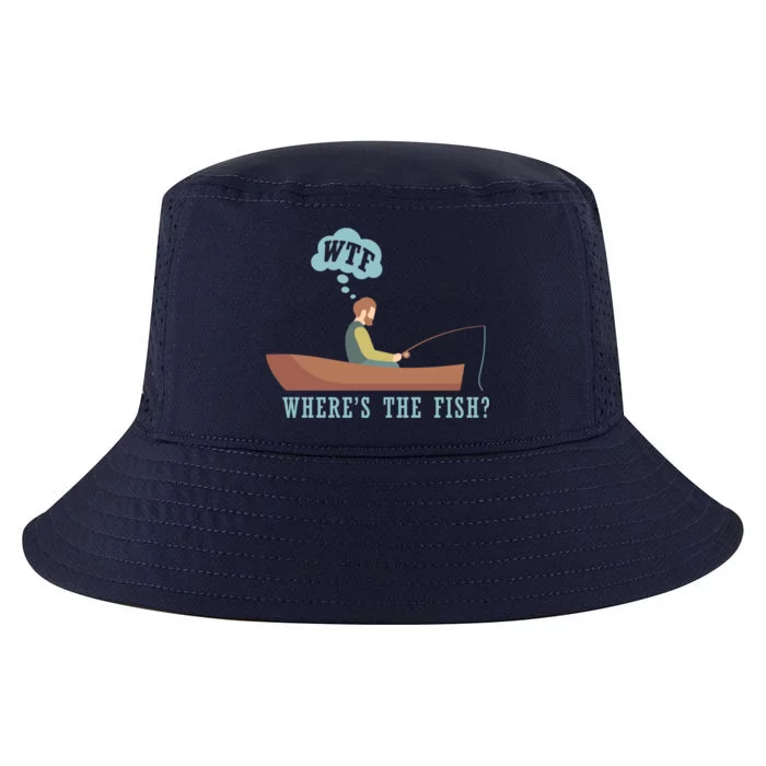 WTF Where The Fish Cool Comfort Performance Bucket Hat