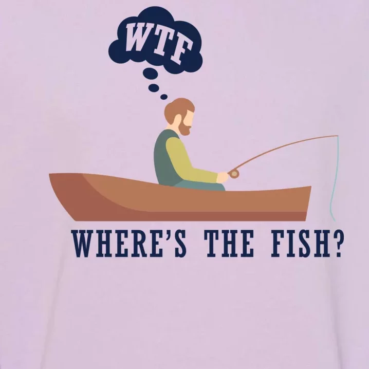 WTF Where The Fish Garment-Dyed Sweatshirt