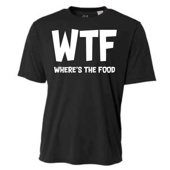 WTF Where's The Food Cooling Performance Crew T-Shirt