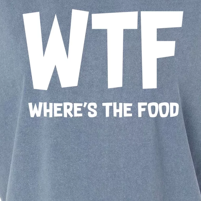 WTF Where's The Food Garment-Dyed Women's Muscle Tee