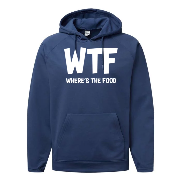 WTF Where's The Food Performance Fleece Hoodie