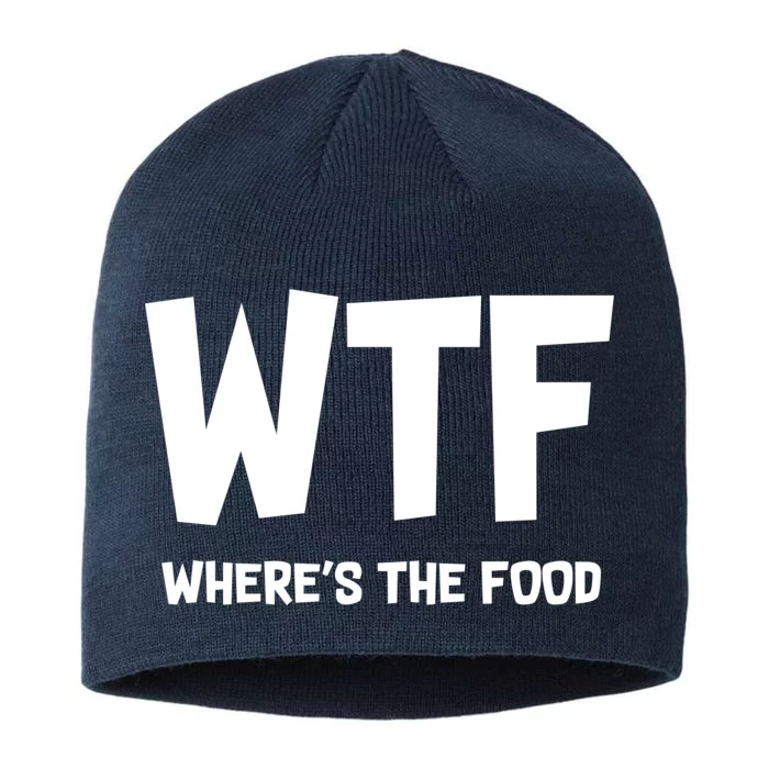 WTF Where's The Food 8 1/2in Sustainable Knit Beanie