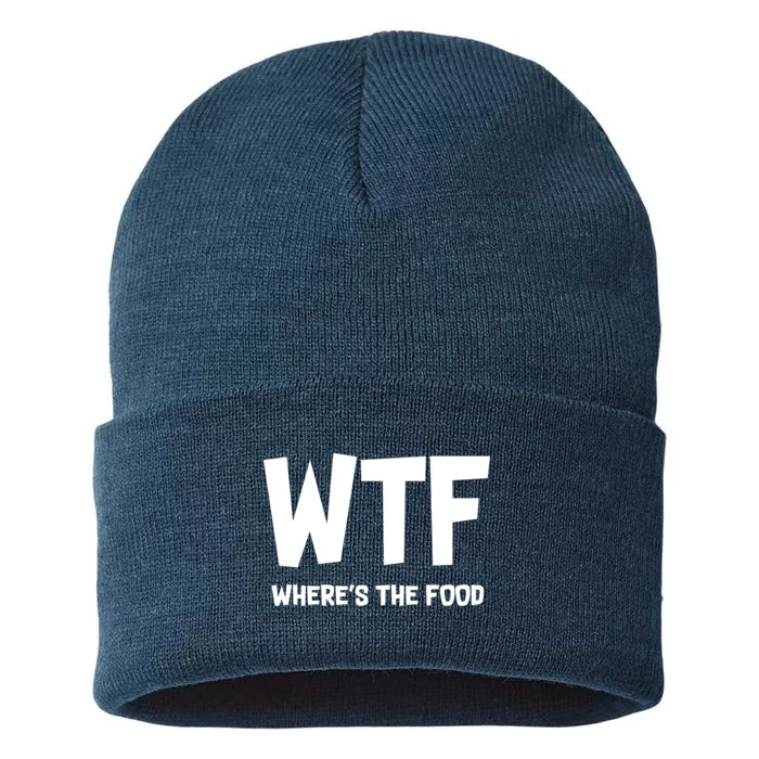 WTF Where's The Food Sustainable Knit Beanie