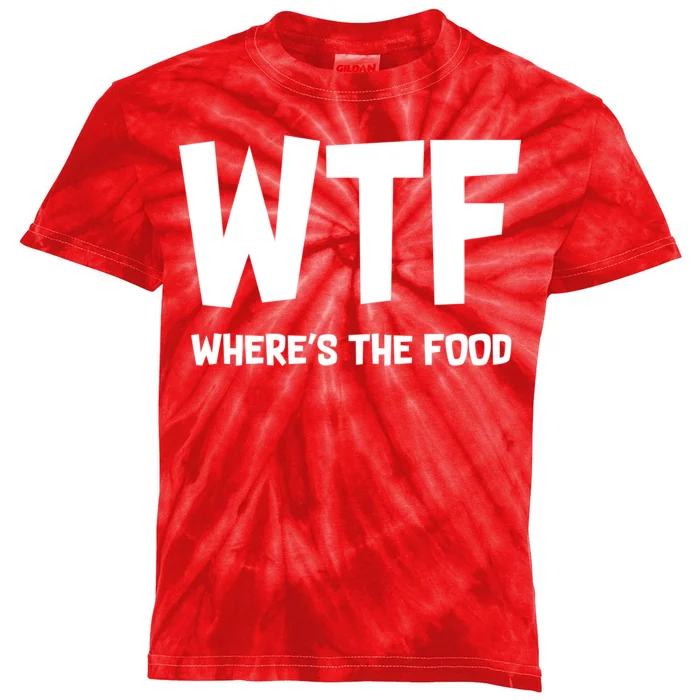 WTF Where's The Food Kids Tie-Dye T-Shirt