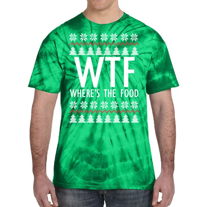 WTF Where's The Food Ugly Tie-Dye T-Shirt