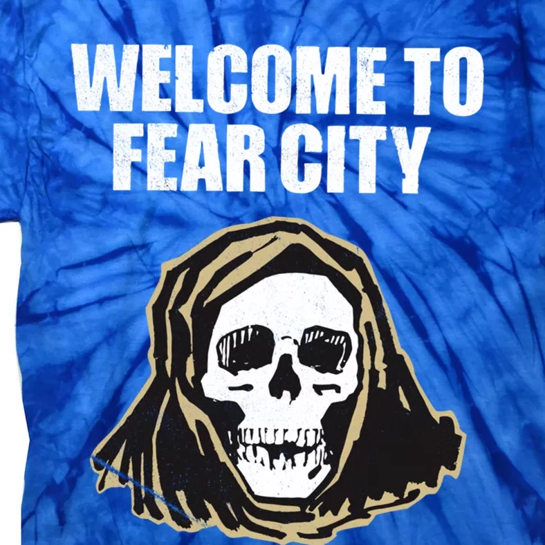 Welcome To Fear City Nyc New York 1977 Tourism Distressed Gift Tie-Dye T-Shirt