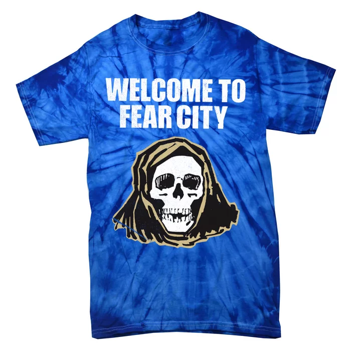 Welcome To Fear City Nyc New York 1977 Tourism Distressed Gift Tie-Dye T-Shirt