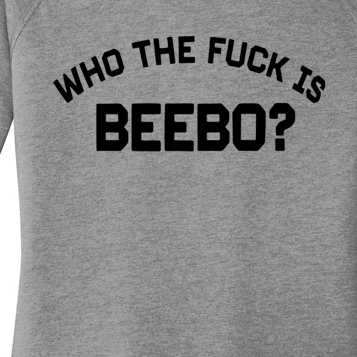 Who The Fuck Is Beebo Women's Perfect Tri Tunic Long Sleeve Shirt