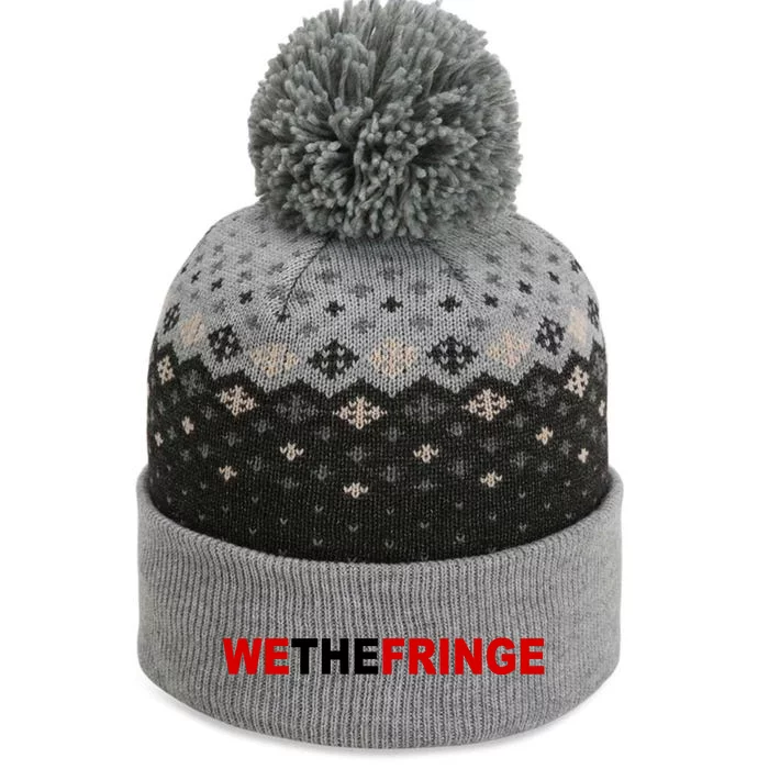 We The Fringe Canadian Truckers The Baniff Cuffed Pom Beanie