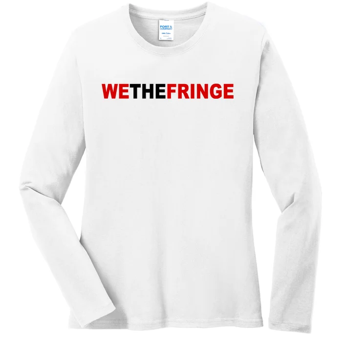 We The Fringe Canadian Truckers Ladies Long Sleeve Shirt