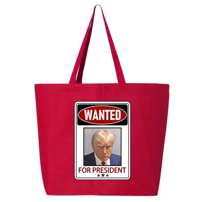 Wanted Trump For President 25L Jumbo Tote