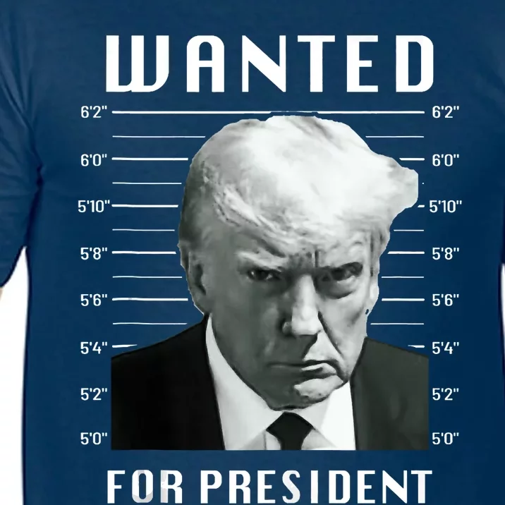 Wanted Trump For President Trump Mug Shot Never Surrender Comfort Colors T-Shirt