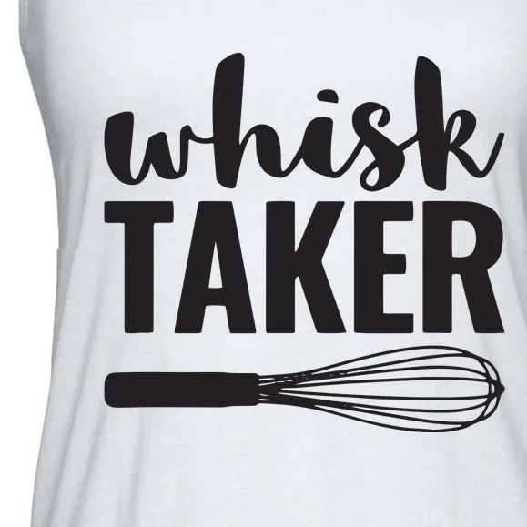 Whisk Taker Funny Baking Pun Cook Chef Baker Ladies Essential Flowy Tank