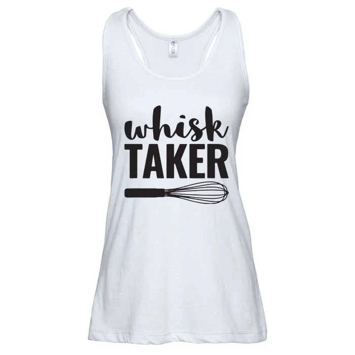 Whisk Taker Funny Baking Pun Cook Chef Baker Ladies Essential Flowy Tank