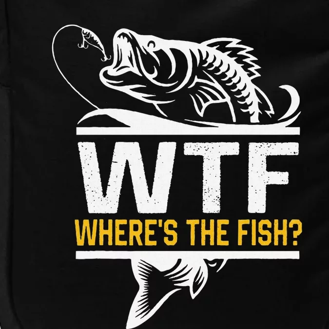 Wheres The Fish Wtf Funny Fishing Impact Tech Backpack