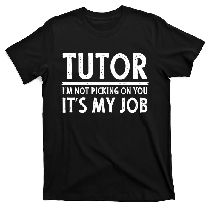 Wo Tutor - Funny Great Tutors Design V-Neck T-Shirt