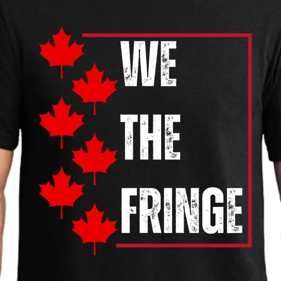 We The Fringe Canadian Leaf Flag Pajama Set