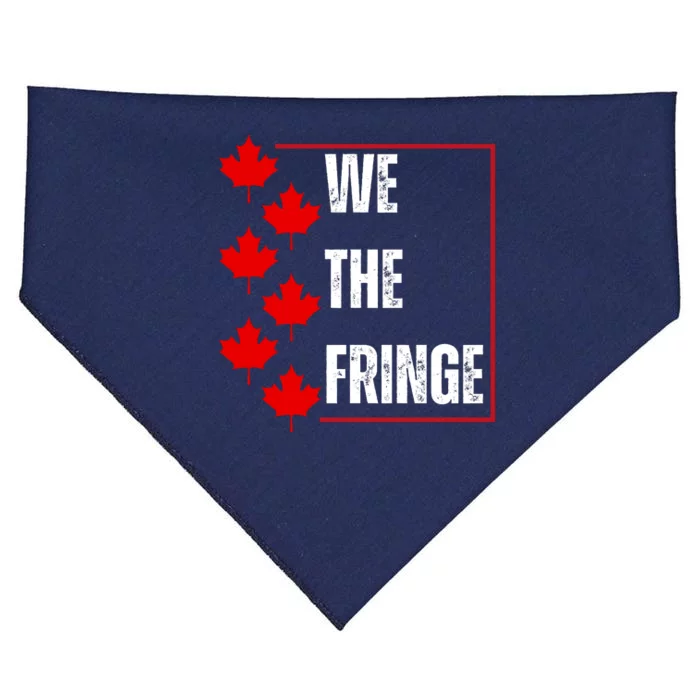 We The Fringe Canadian Leaf Flag USA-Made Doggie Bandana