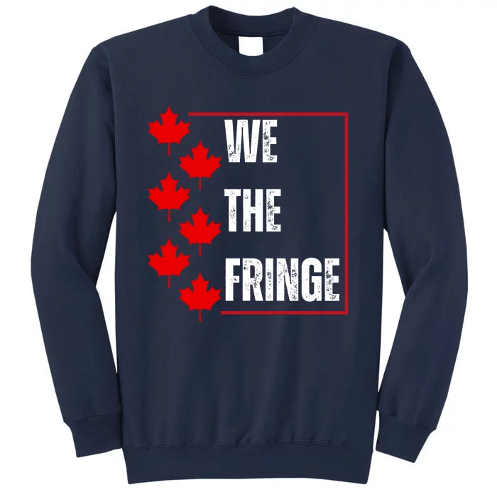 We The Fringe Canadian Leaf Flag Sweatshirt