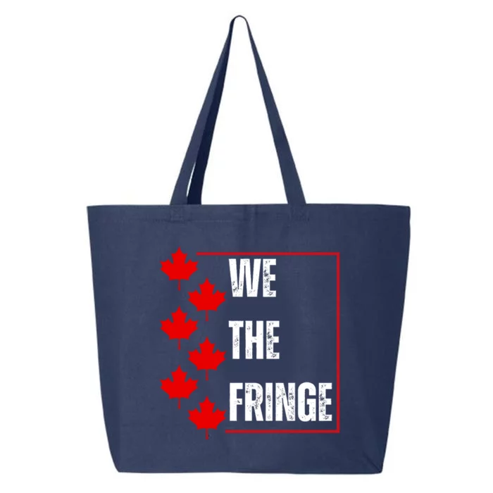 We The Fringe Canadian Leaf Flag 25L Jumbo Tote