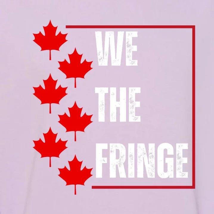 We The Fringe Canadian Leaf Flag Garment-Dyed Sweatshirt