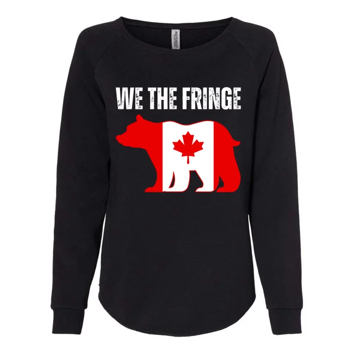 WE THE FRINGE CANADA FREEDOM CONVOY Womens California Wash Sweatshirt