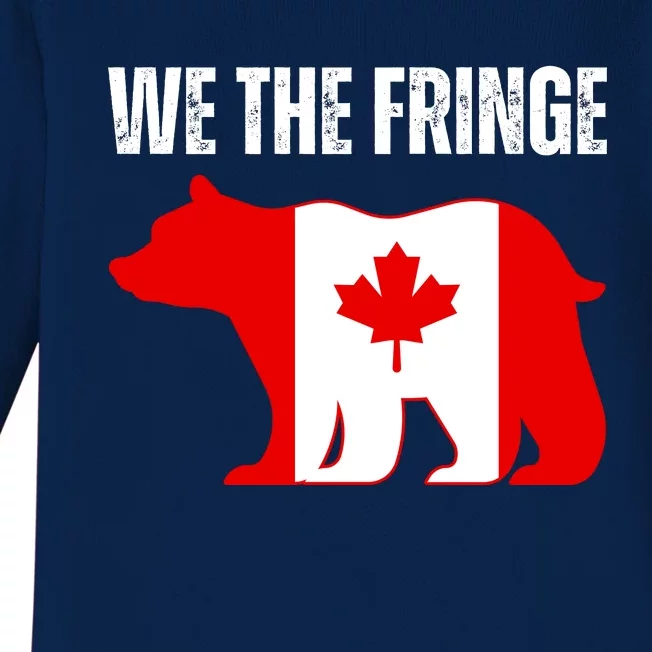 WE THE FRINGE CANADA FREEDOM CONVOY Baby Long Sleeve Bodysuit