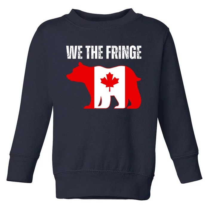 WE THE FRINGE CANADA FREEDOM CONVOY Toddler Sweatshirt