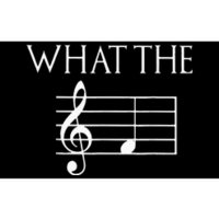 What The F Musical Note Bumper Sticker