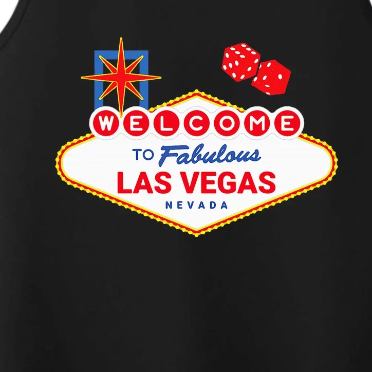 Welcome To Fabulous Las Vegas Vegas Trip Las Vegas Sign Performance Tank