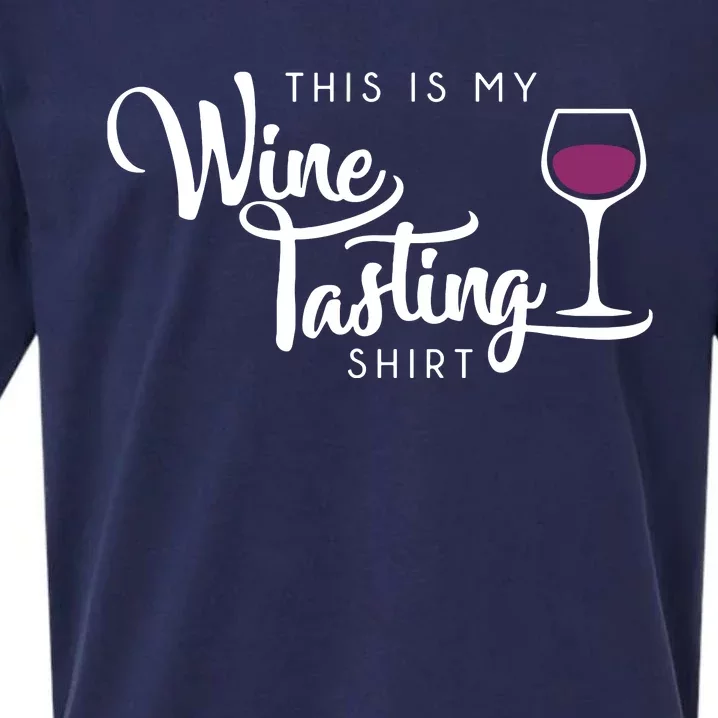 Wine Tasting Funny Cute Drinking Wine Lover Gift Sueded Cloud Jersey T-Shirt