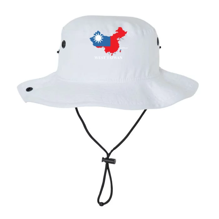 West Taiwan Funny China Map Define China Is West Taiwan Gift Legacy Cool Fit Booney Bucket Hat