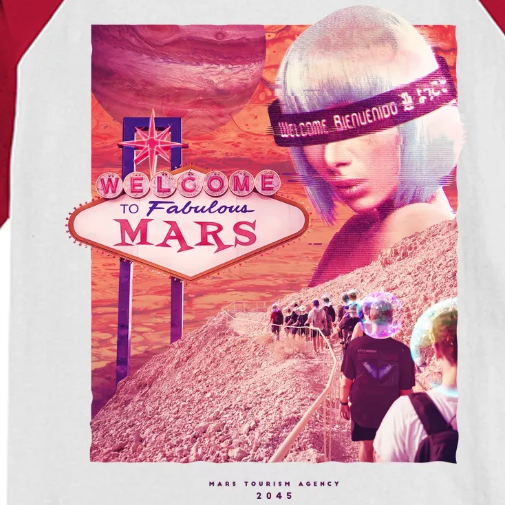 Welcome To Fabulous Mars Kids Colorblock Raglan Jersey