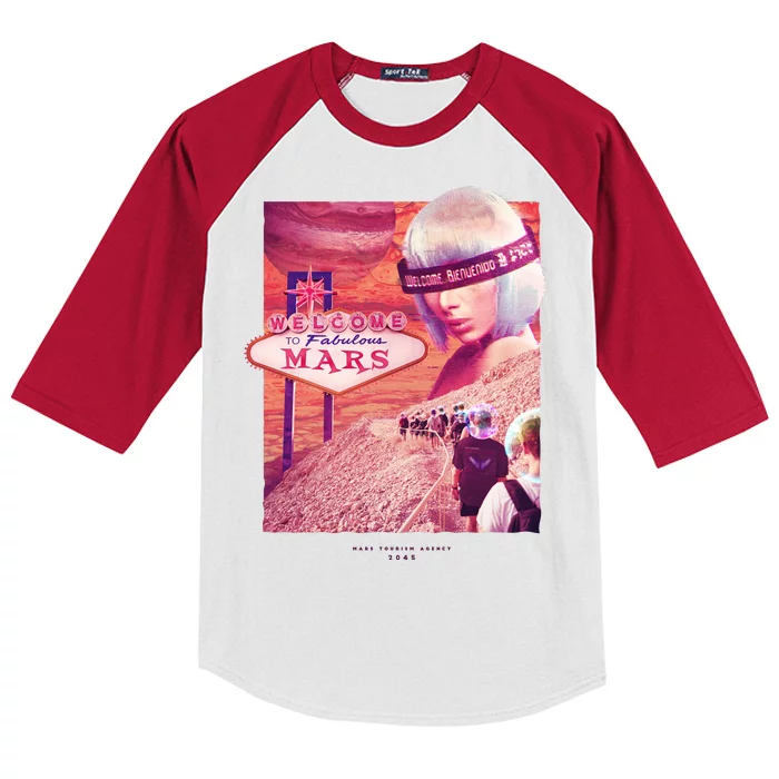 Welcome To Fabulous Mars Kids Colorblock Raglan Jersey