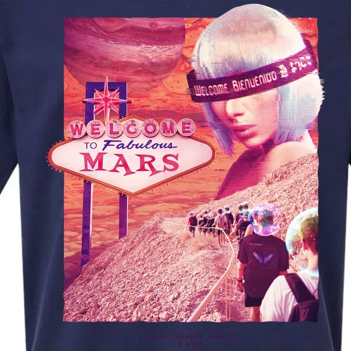 Welcome To Fabulous Mars Sueded Cloud Jersey T-Shirt