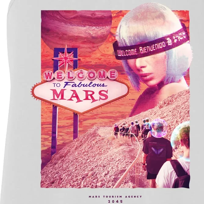 Welcome To Fabulous Mars Women's Racerback Tank