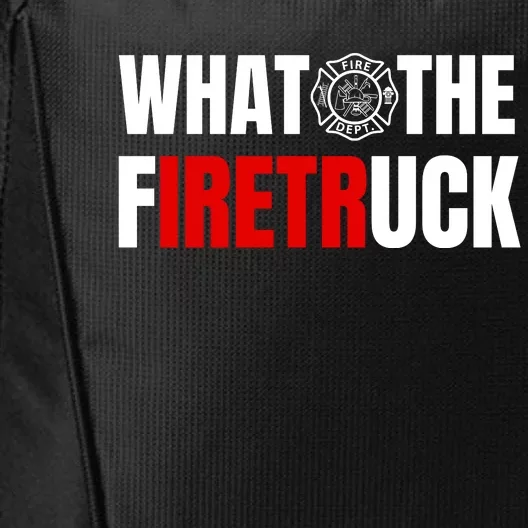 What The Firetruck City Backpack