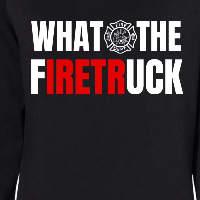 What The Firetruck Womens California Wash Sweatshirt