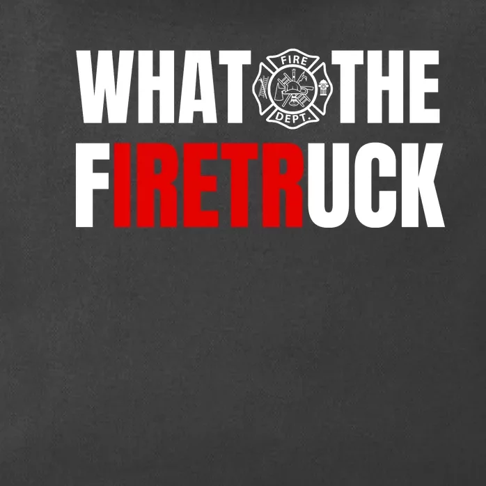 What The Firetruck Zip Tote Bag