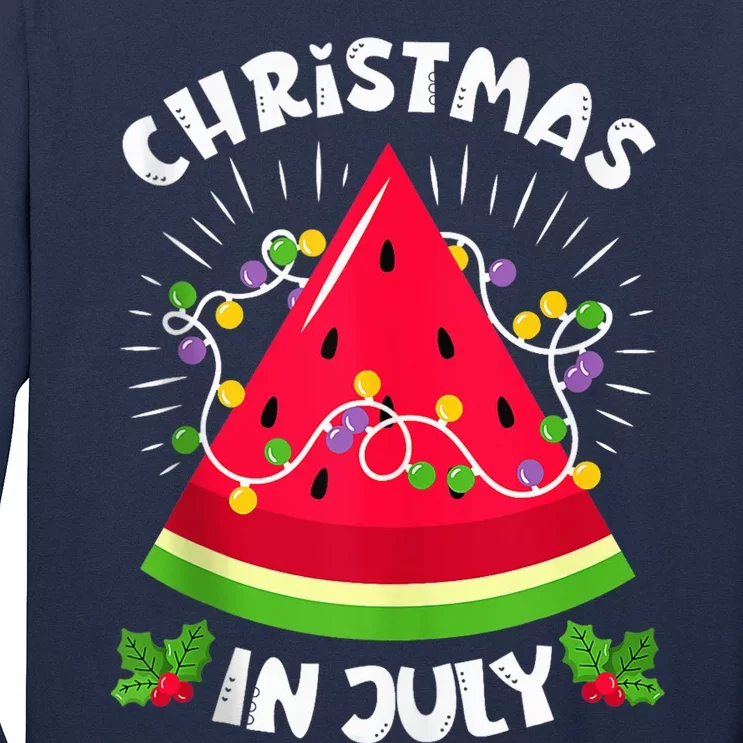 Watermelon Tree Funny Christmas in July Beach Summer Tank Top Long Sleeve Shirt