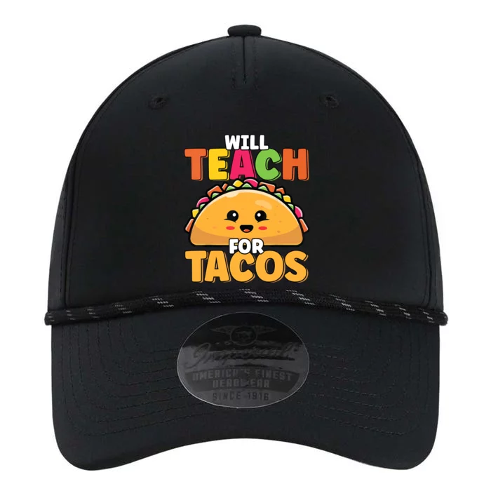 Will Teach For Tacos Lover Funny Cute Cinco De Mayo Teacher Performance The Dyno Cap