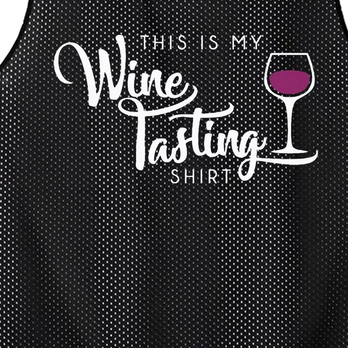 Wine Tasting Funny Cute Drinking Wine Lover Gift Mesh Reversible Basketball Jersey Tank