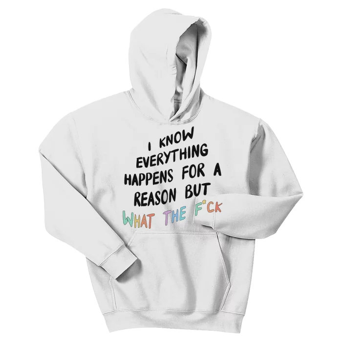 What The Fuck Hoodie Aesthetic Kids Hoodie